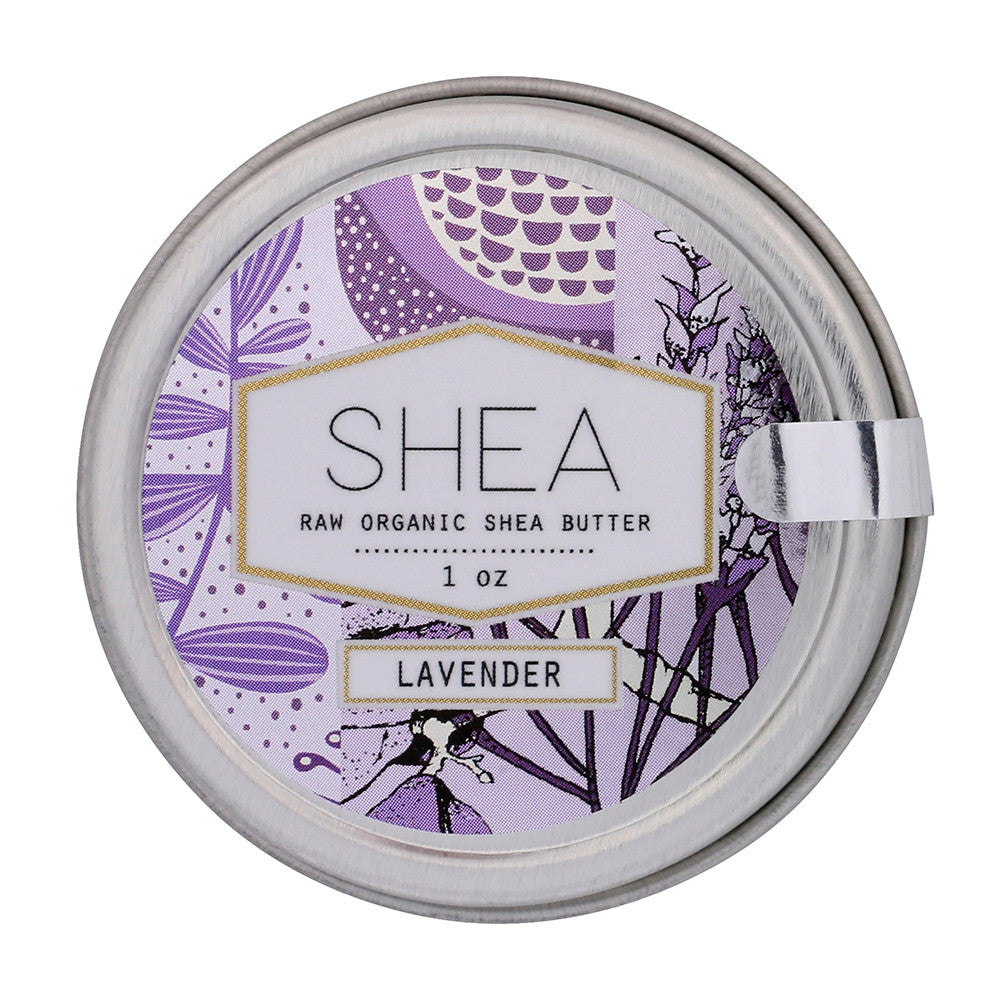 Somebody Raw Organic Shea Butter, Lavender Shea, 1 Oz